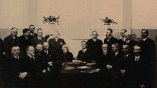 Gemeinsame Konferenz der ehemaligen "geschlossenen" und "offenen" Brüder am Buß- und Bettag 1937 in Berlin